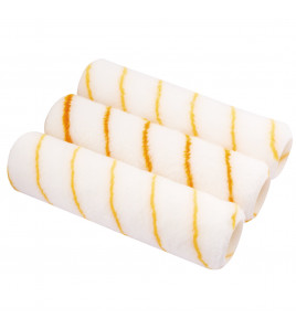 Polyester Paint Roller Sleeves, 38 x 230mm (Pack of 3) - Discontinued