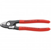 KNIPEX 95 41 165SBE Copper or Aluminium Only Cable Shear with Sprung Handles, 165mm