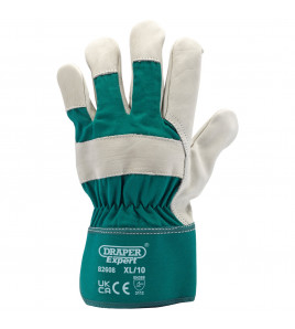 Draper Expert Premium Leather Gardening Gloves, Extra Large