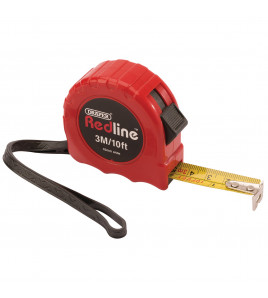 Draper Redline® Metric/Imperial Measuring Tape, 3m/10ft - Discontinued