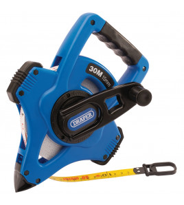 Fibreglass Surveyors Tape, 30m/100ft x 15mm