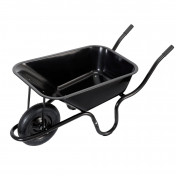 Metal Tray Contractors Wheelbarrow, 85L