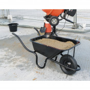 Metal Tray Contractors Wheelbarrow, 85L