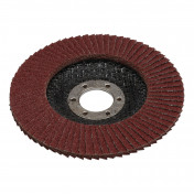 Aluminium Oxide Flap Disc, 115 x 22.23mm, 80 Grit