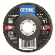 Aluminium Oxide Flap Disc, 115 x 22.23mm, 80 Grit