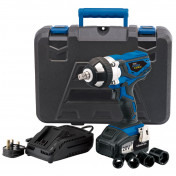 Draper Storm Force® 20V Impact Wrench, 1/2 Sq. Dr., 400Nm, 2 x 3.0Ah Batteries