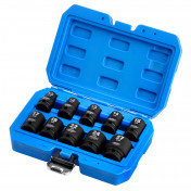 Metric Impact Socket Set, 1/2 Sq. Dr. (10 Piece)