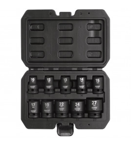 Draper HI-TORQ® Metric Impact Socket Set, 1/2 Sq. Dr. (10 Piece)