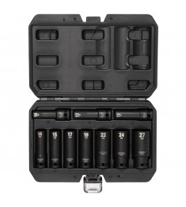 Metric Deep Impact Socket Set, 1/2 Sq. Dr. (10 Piece)