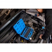 Draper HI-TORQ® Impact Socket Set, 3/8 & 1/2 Sq. Dr. (32 Piece)