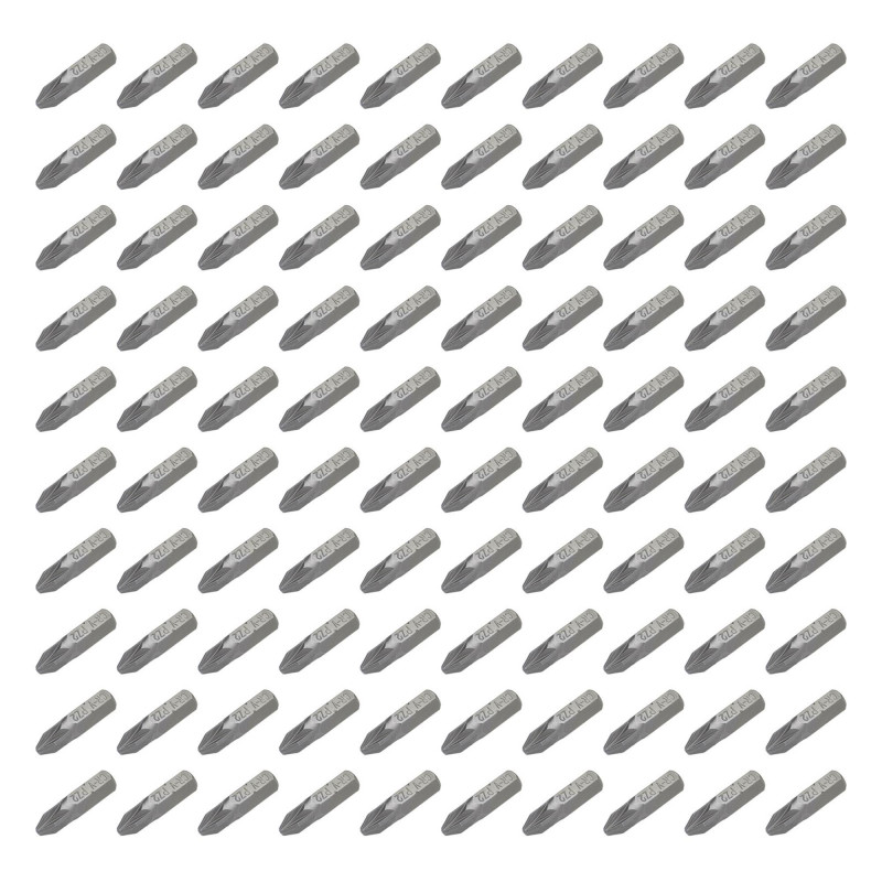 PZ TYPE Insert Bits, 1/4, No.2 (Bag of 100)