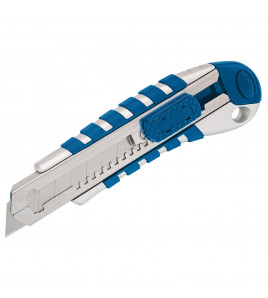 Soft Grip Retractable Knife with Seven Segment Blade, 18mm