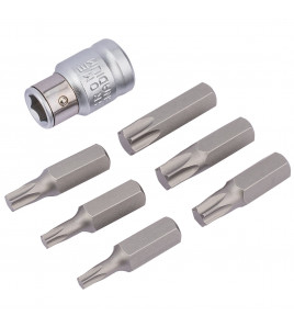 Draper Expert TX-STAR® Bit and Bit Holder Set, 3/8 Sq. Dr. (7 Piece)