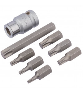 Draper Expert TX-STAR® Bit Set, 1/2 Sq. Dr. (8 Piece)