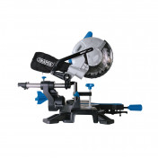 230V Sliding Compound Mitre Saw with Laser Cutting Guide, 210mm, 1500W