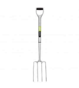 Stainless Steel Garden Fork with Soft Grip Handle