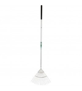 Stainless Steel Soft Grip Lawn Rake