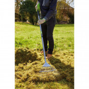 Stainless Steel Soft Grip Lawn Rake