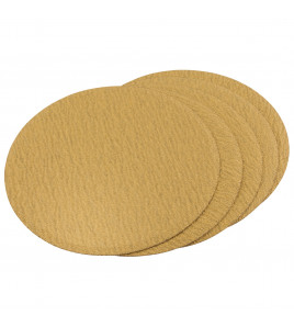 White Aluminium Oxide Sanding Discs, 150mm, 80 Grit (Pack of 5)