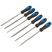 Soft Grip Needle File Set, 140mm (6 Piece)