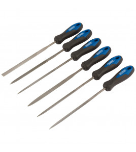 Soft Grip Needle File Set, 140mm (6 Piece)
