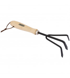 Carbon Steel Hand Cultivator with Hardwood Handle - Discontinued