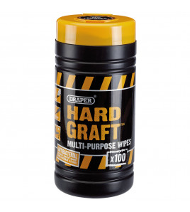 Draper Hard Graft Multi-Purpose Wipes (Tub of 100) - Discontinued