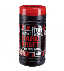 Draper Hard Graft Tuff Texture Heavy Duty Wipes (Tub of 90)