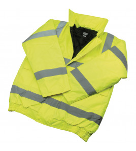 High Visibility Bomber Jacket, Size M - Discontinued