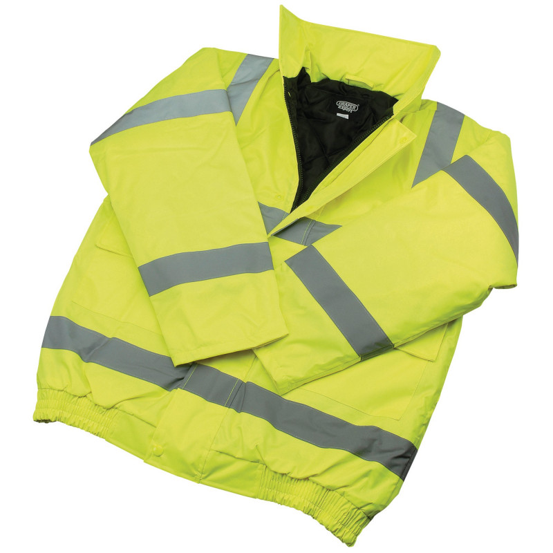 High Visibility Bomber Jacket, Size XL - Discontinued