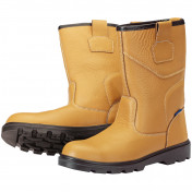 Rigger Style Safety Boots, Size 10