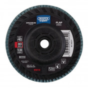 Draper Expert Zirconium Oxide Flap Disc, 115mm, M14, 40 Grit