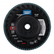 Draper Expert Zirconium Oxide Flap Disc, 115mm, M14, 60 Grit