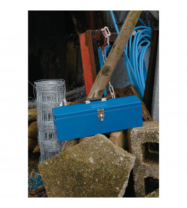 Barn Type Tool Box with Tote Tray, 485mm