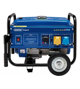 Draper Expert Petrol Generator with Wheels, 2500W