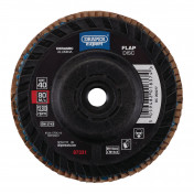 Draper Expert Ceramic Flap Disc, 115mm, M14, 40 Grit