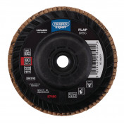 Draper Expert Ceramic Flap Disc, 115mm, M14, 60 Grit