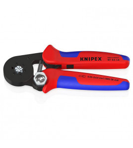KNIPEX 97 53 14 SB Self- Adjusting Crimping Pliers, 2 x 10 mm&sup2;, 180mm