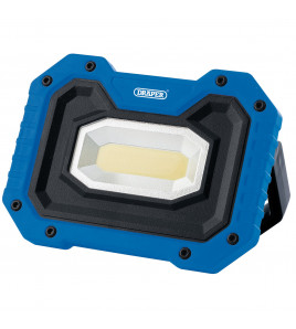 COB LED Rechargeable Worklight with Wireless Speaker, 5W, 500 Lumens, Blue - Discontinued