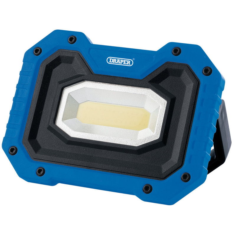 COB LED Rechargeable Worklight with Wireless Speaker, 5W, 500 Lumens, Blue - Discontinued