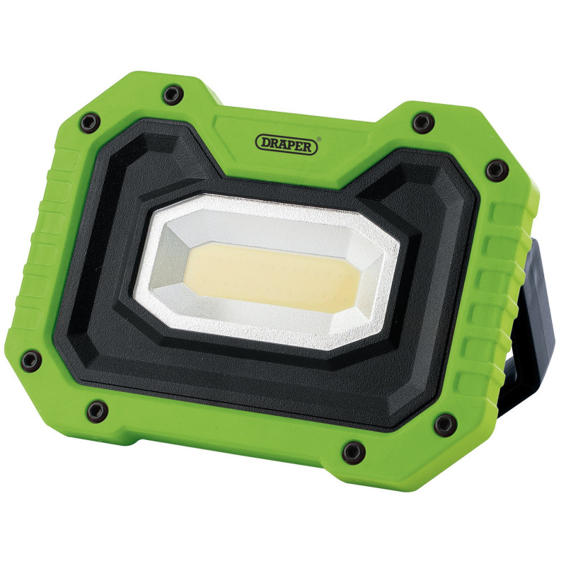 COB LED Rechargeable Worklight with Wireless Speaker, 5W, 500 Lumens, Green - Discontinued
