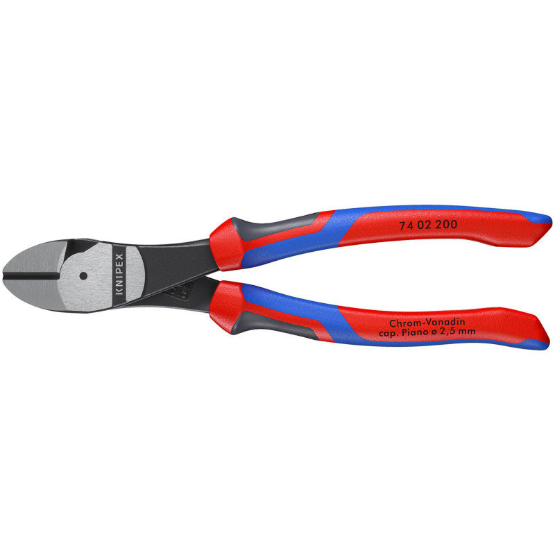 KNIPEX 74 02 200 High Leverage Diagonal Cutter, 200mm