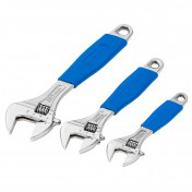 Crescent-Type Adjustable Wrench Set (3 Piece)