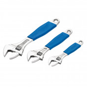 Crescent-Type Adjustable Wrench Set (3 Piece)