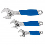 Crescent-Type Adjustable Wrench Set (3 Piece)