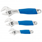 Crescent-Type Adjustable Wrench Set (3 Piece)