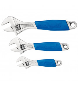 Crescent-Type Adjustable Wrench Set (3 Piece)