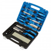 Draper Expert Soft Grip Wood Chisel Kit, 140mm (8 Piece)