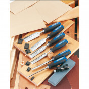 Draper Expert Soft Grip Wood Chisel Kit, 140mm (8 Piece)