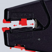 KNIPEX 12 40 200SB Self Adjusting Insulation Stripper, 200mm